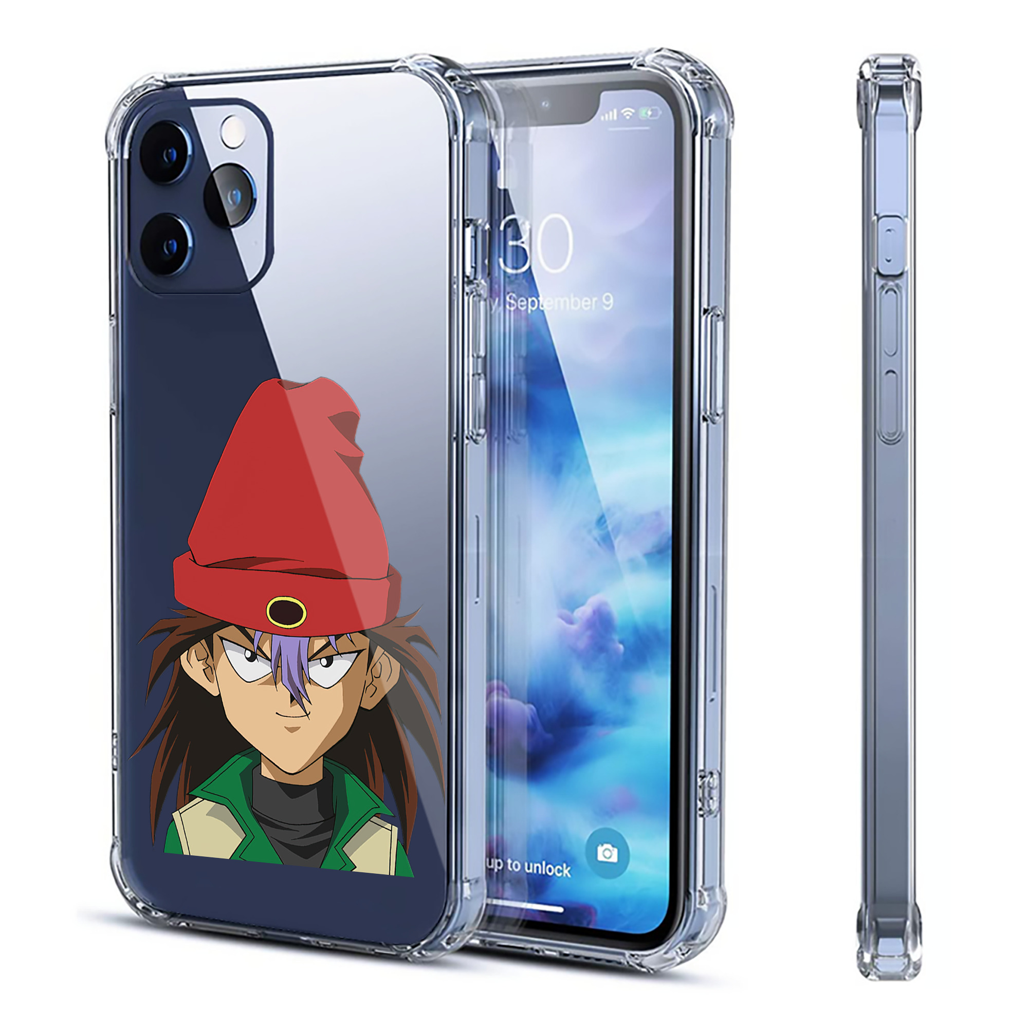 （画像用） 遊☆戯☆王 Yu-Gi-Oh! 【iPhone 12シリーズ対応】透明スマホケース（クリアソフトケース）